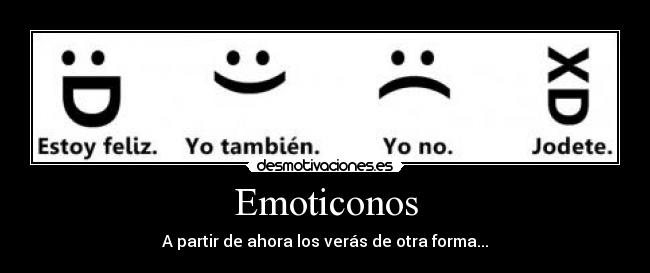 Emoticonos - A partir de ahora los verás de otra forma...