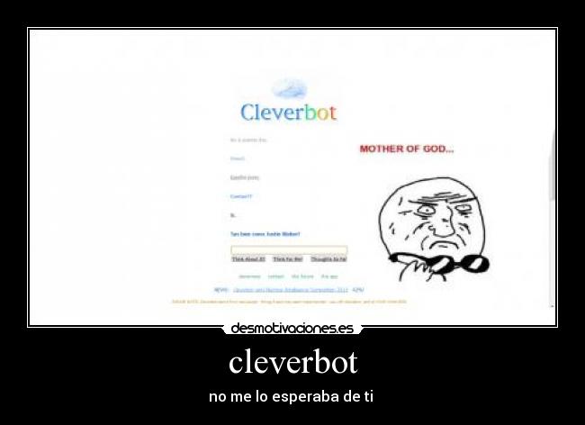 cleverbot - no me lo esperaba de ti
