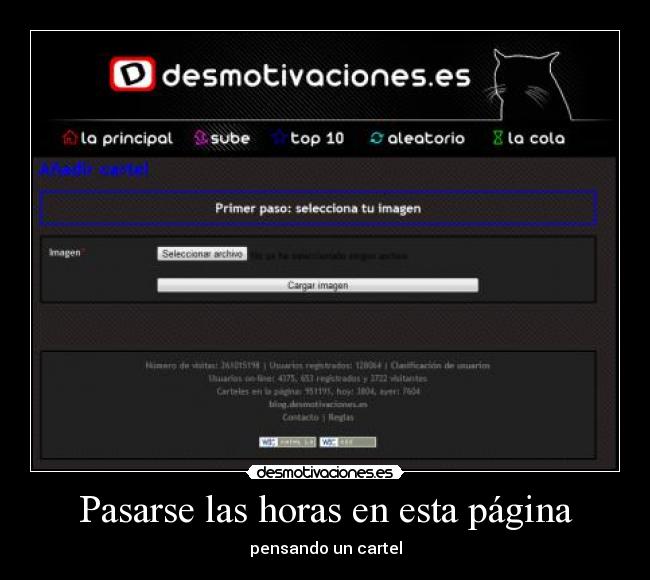 Pasarse las horas en esta página -