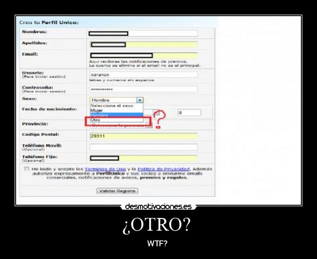 ¿OTRO?  - WTF? 