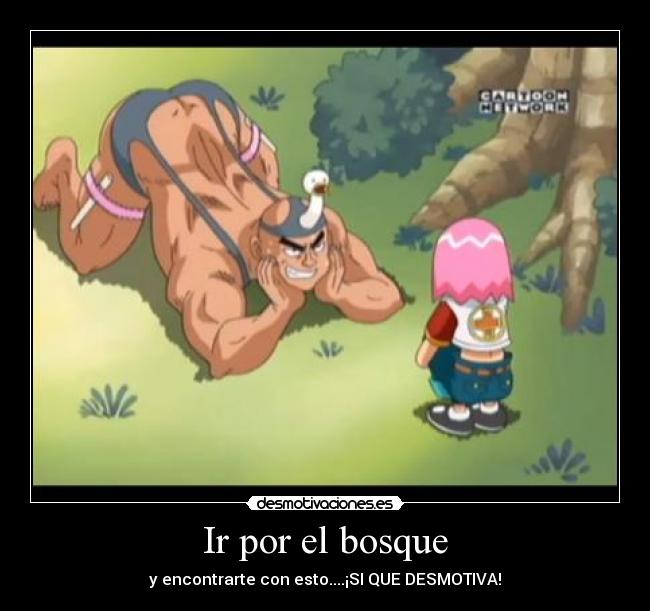 Ir por el bosque -