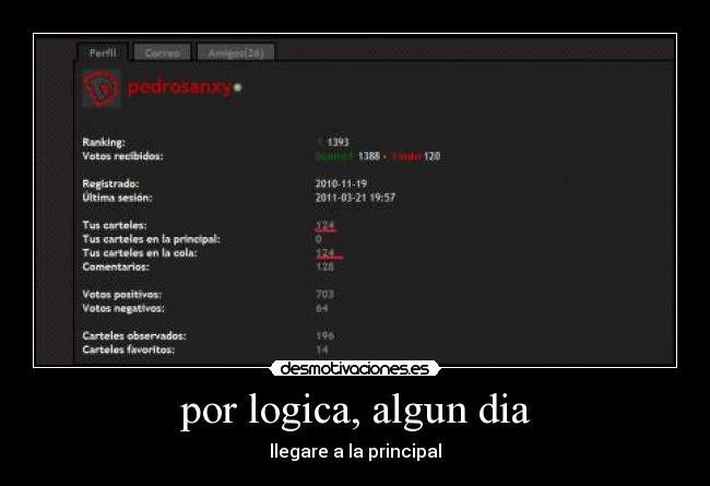 por logica, algun dia -