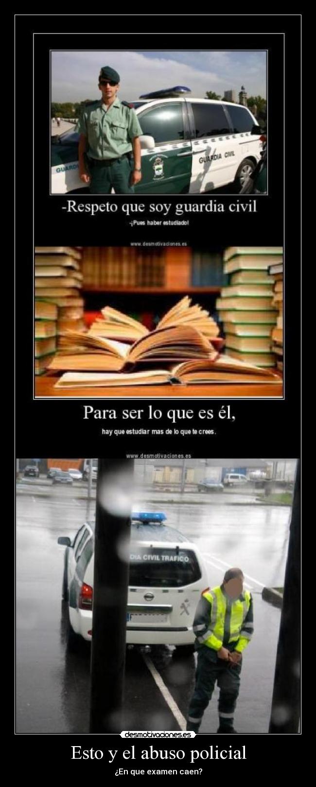 Esto y el abuso policial -