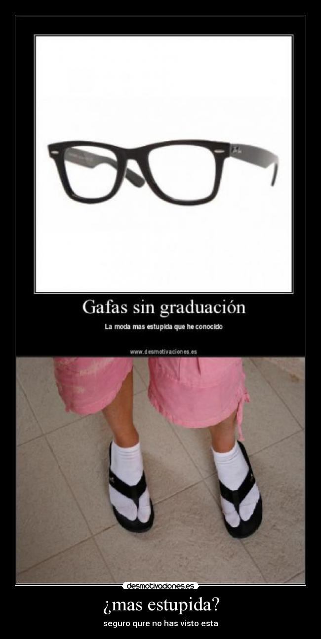 carteles moda desmotivaciones