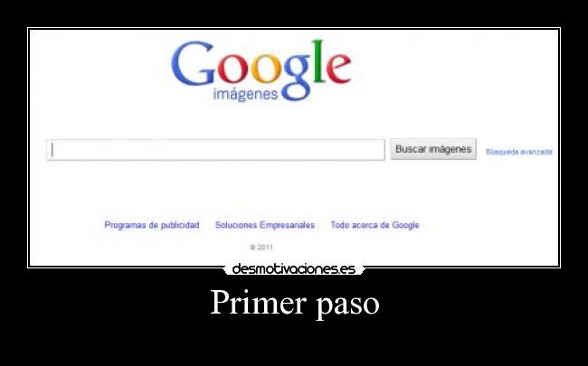 Primer paso - 