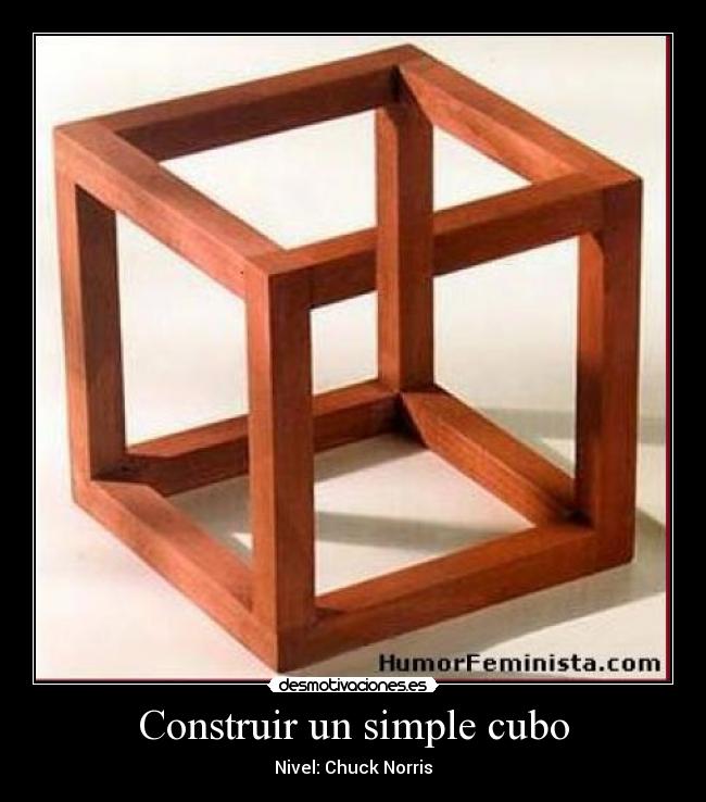 Construir un simple cubo -
