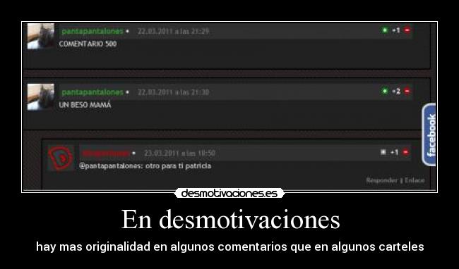 En desmotivaciones -