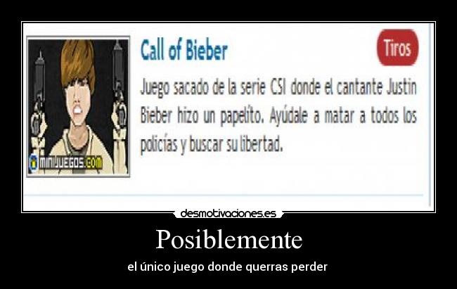 Posiblemente -