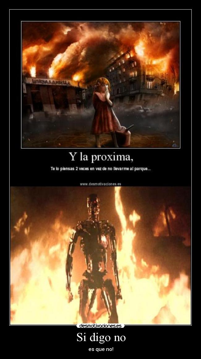 Si digo no - es que no!