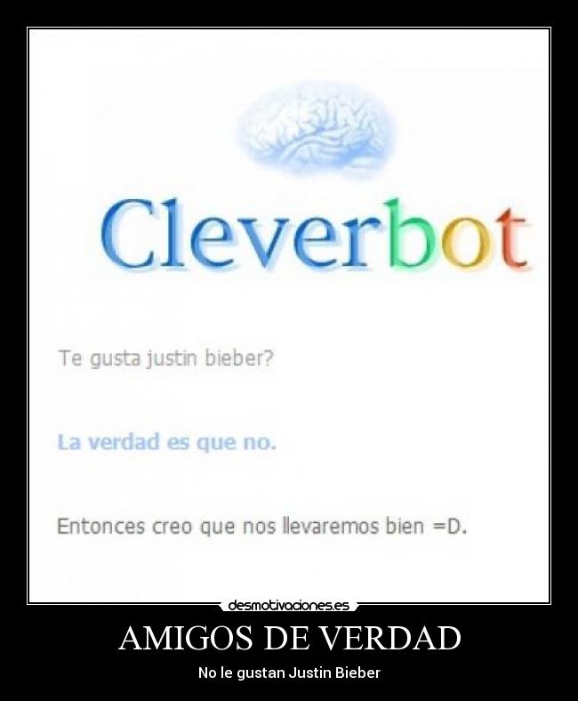 AMIGOS DE VERDAD - No le gustan Justin Bieber
