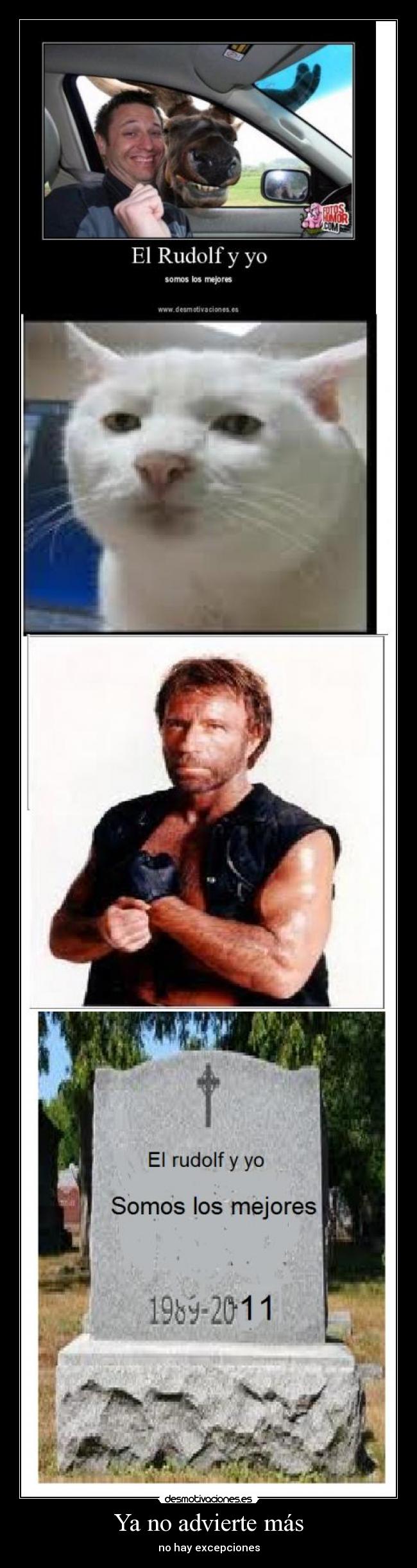 Ya no advierte más - no hay excepciones