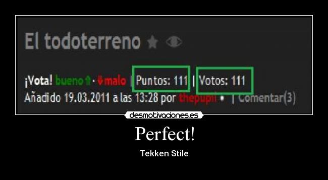 Perfect! -