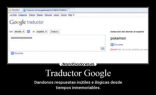 Traductor Google - 