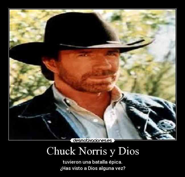 Chuck Norris y Dios - 
