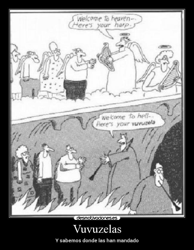 Vuvuzelas - Y sabemos donde las han mandado