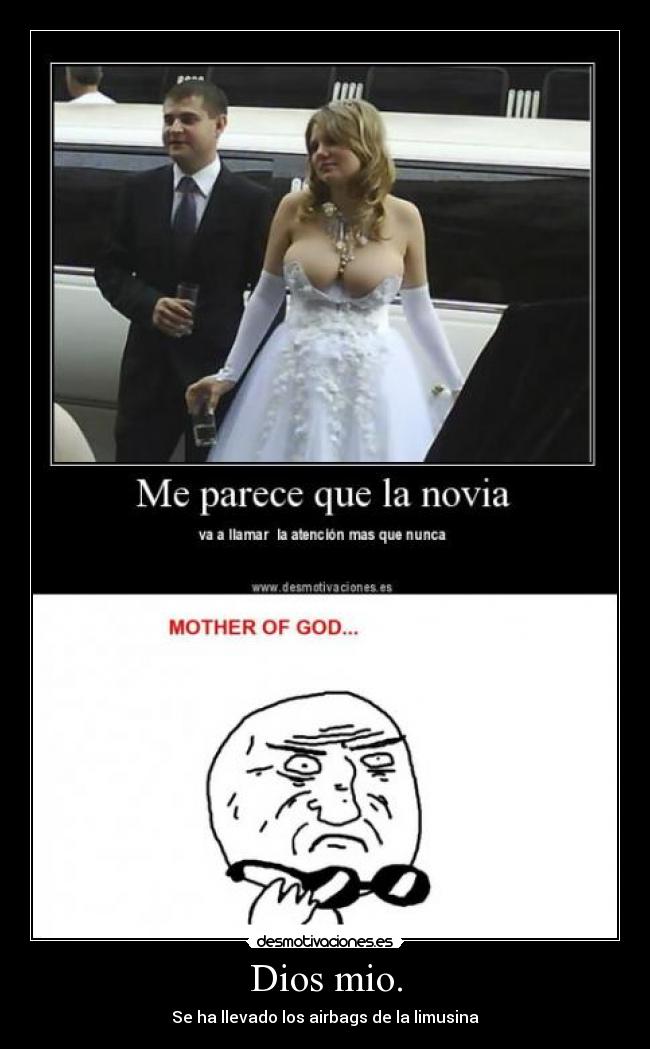 Dios mio. - Se ha llevado los airbags de la limusina