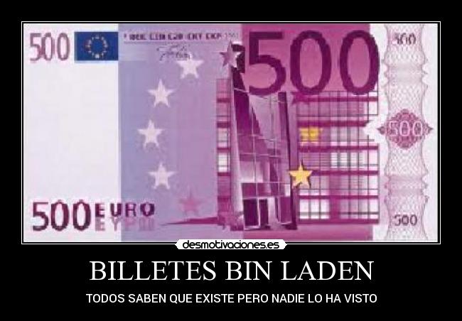 BILLETES BIN LADEN -
