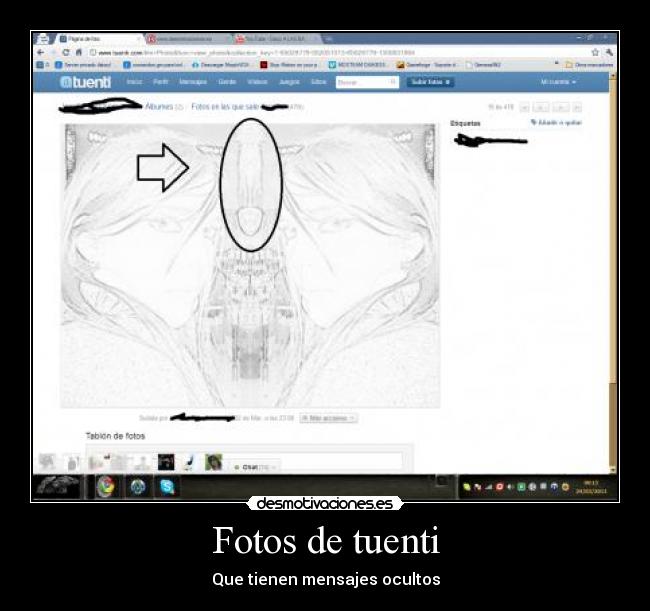 Fotos de tuenti - Que tienen mensajes ocultos