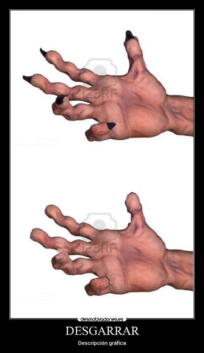 DESGARRAR - Descripción gráfica