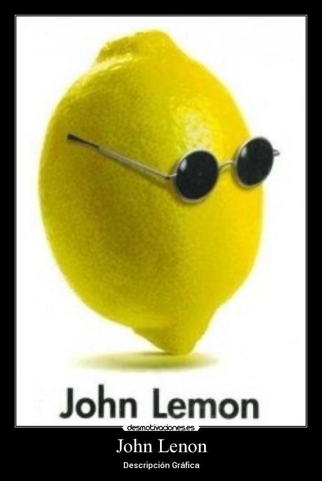 John Lenon - Descripción Gráfica