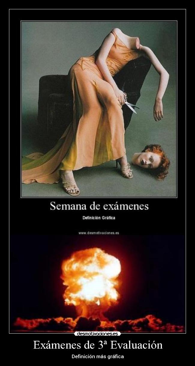 Exámenes de 3ª Evaluación - 