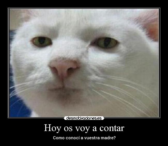 Hoy os voy a contar - Como conocí a vuestra madre?