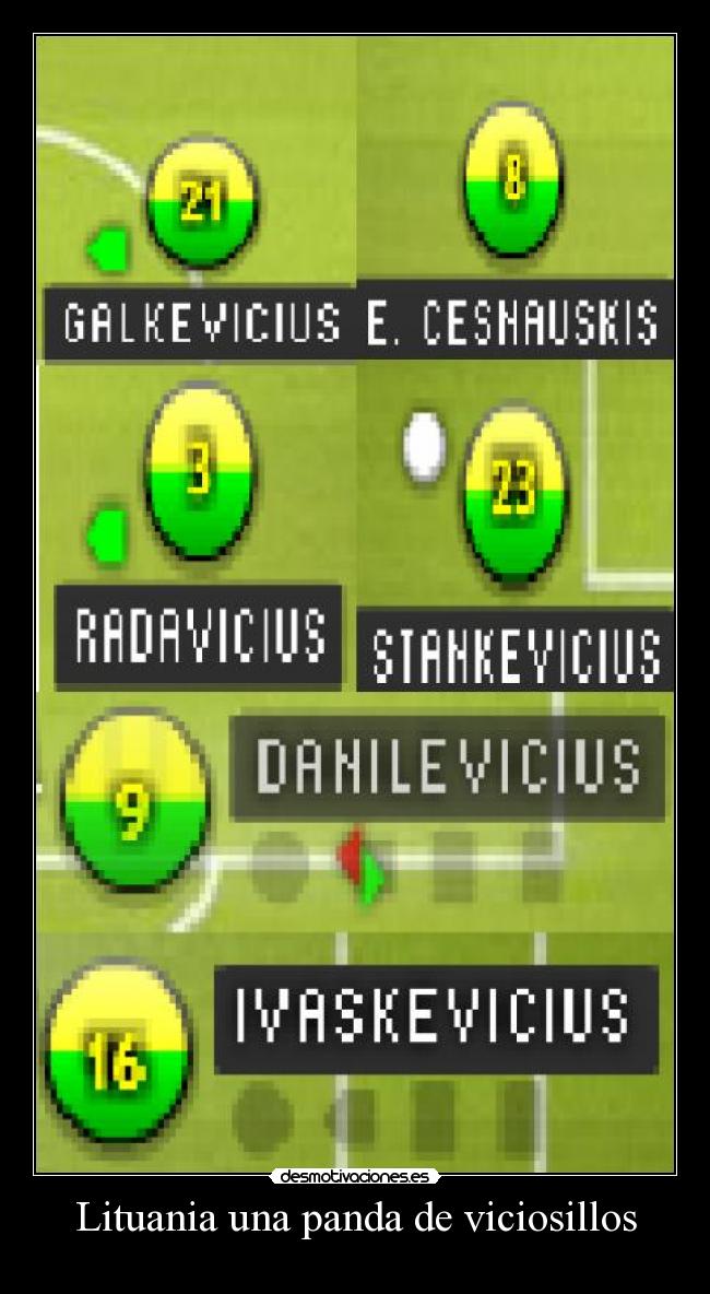 Lituania una panda de viciosillos - 