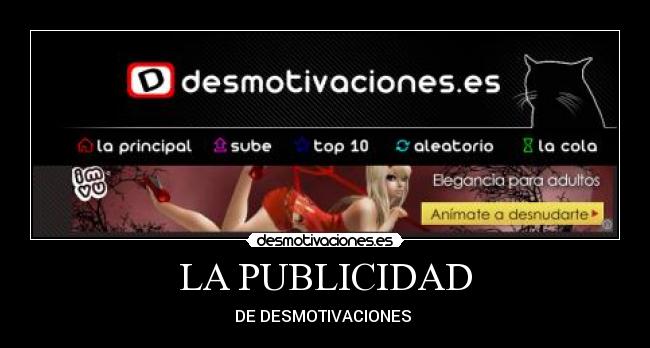 LA PUBLICIDAD -