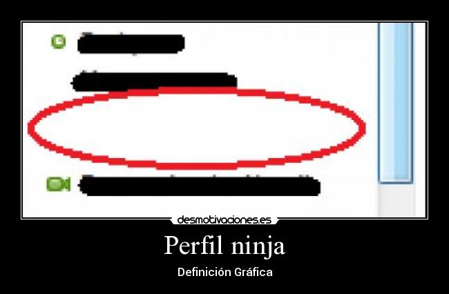 Perfil ninja - Definición Gráfica