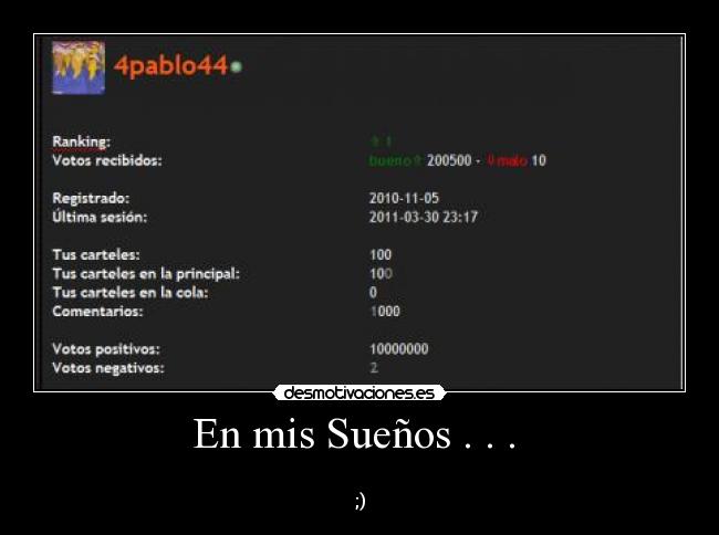 En mis Sueños . . . -