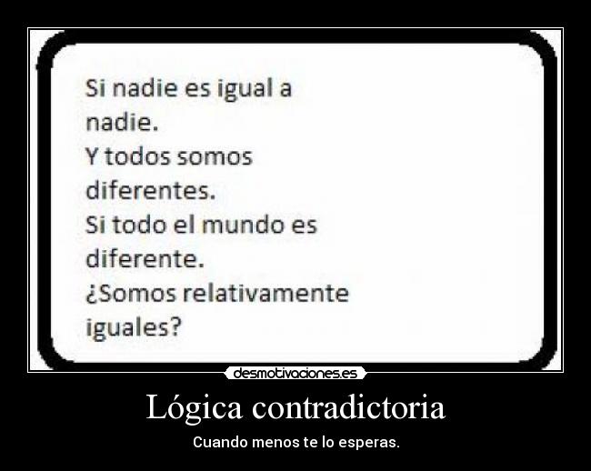 Lógica contradictoria -