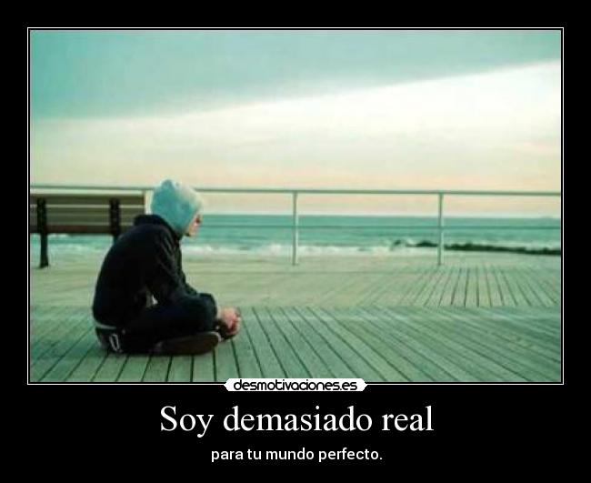 carteles realidad mundo perfecto desmotivaciones