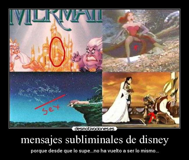 carteles disney desmotivaciones