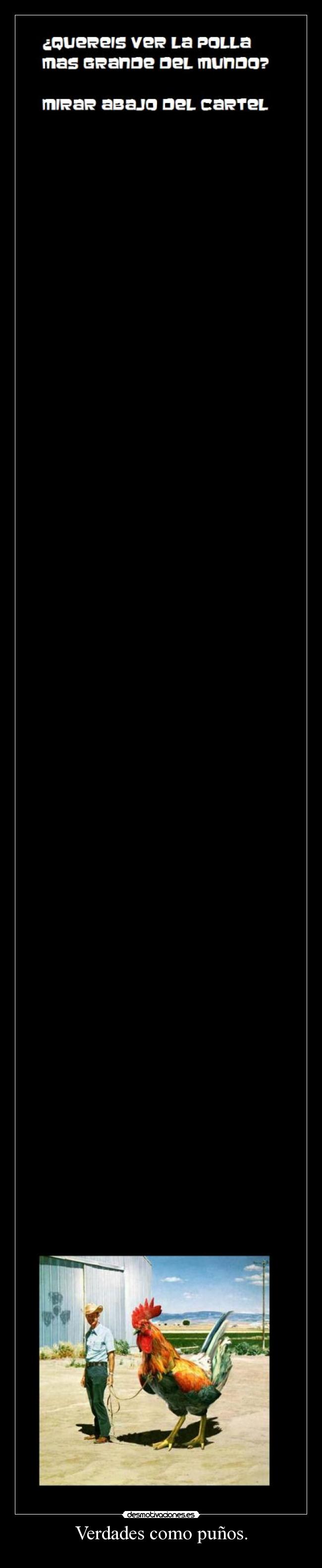Verdades como puños. - 