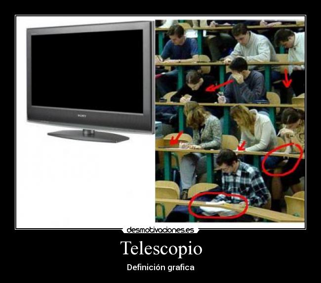 Telescopio - Definición grafica