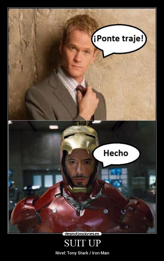 SUIT UP - Nivel: Tony Stark / Iron Man