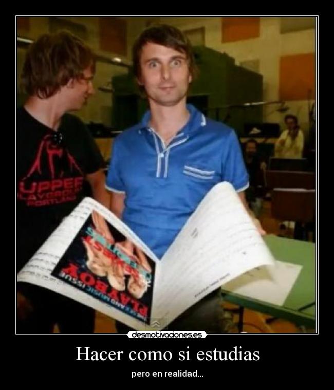 Hacer como si estudias - pero en realidad...