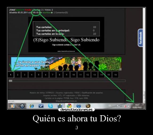 Quién es ahora tu Dios? - ;)
