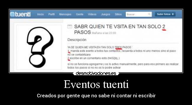 carteles tuenti tuenti evento desmotivaciones