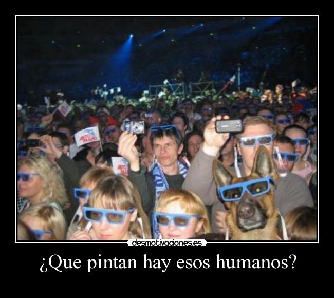 ¿Que pintan hay esos humanos? -