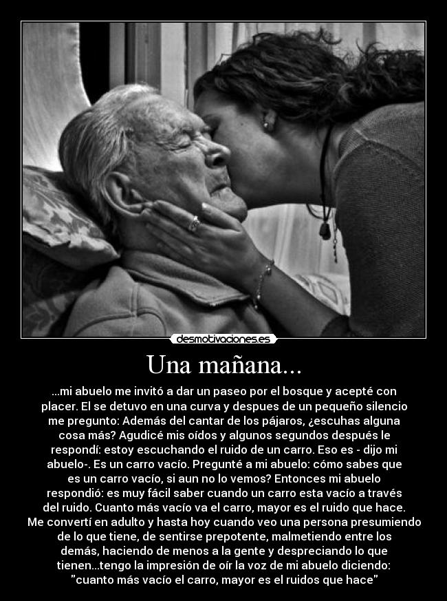 Una mañana... -