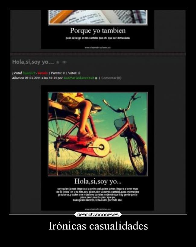Irónicas casualidades -