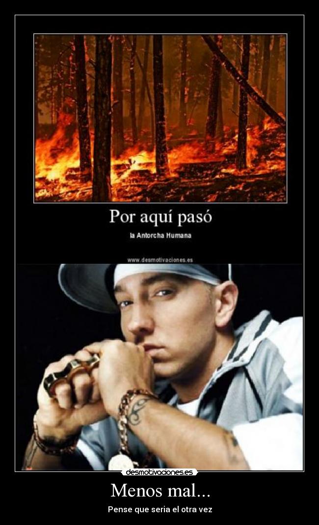 Menos mal... - Pense que seria el otra vez