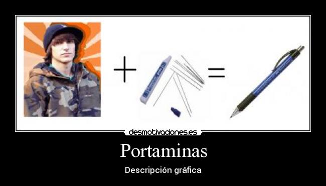 Portaminas - Descripción gráfica