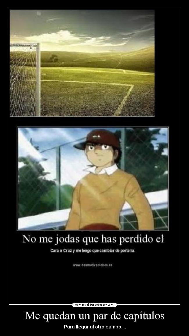 Me quedan un par de capítulos - Para llegar al otro campo....