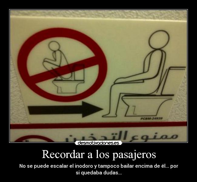 Recordar a los pasajeros -