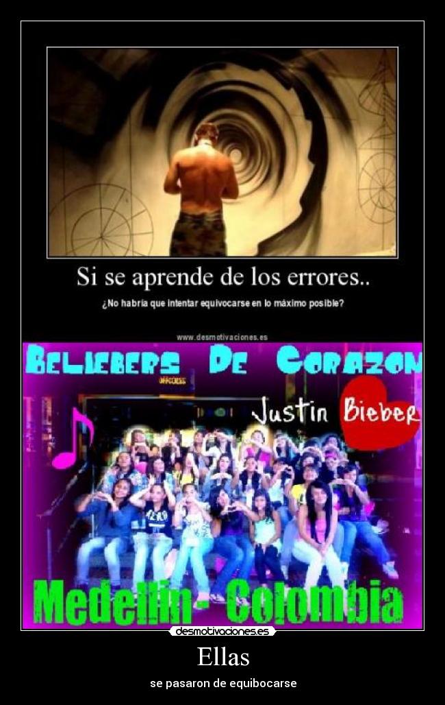 carteles bieber ellas zorras mongolas desmotivaciones