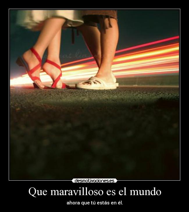 Que maravilloso es el mundo - 