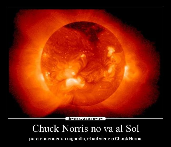 Chuck Norris no va al Sol - 