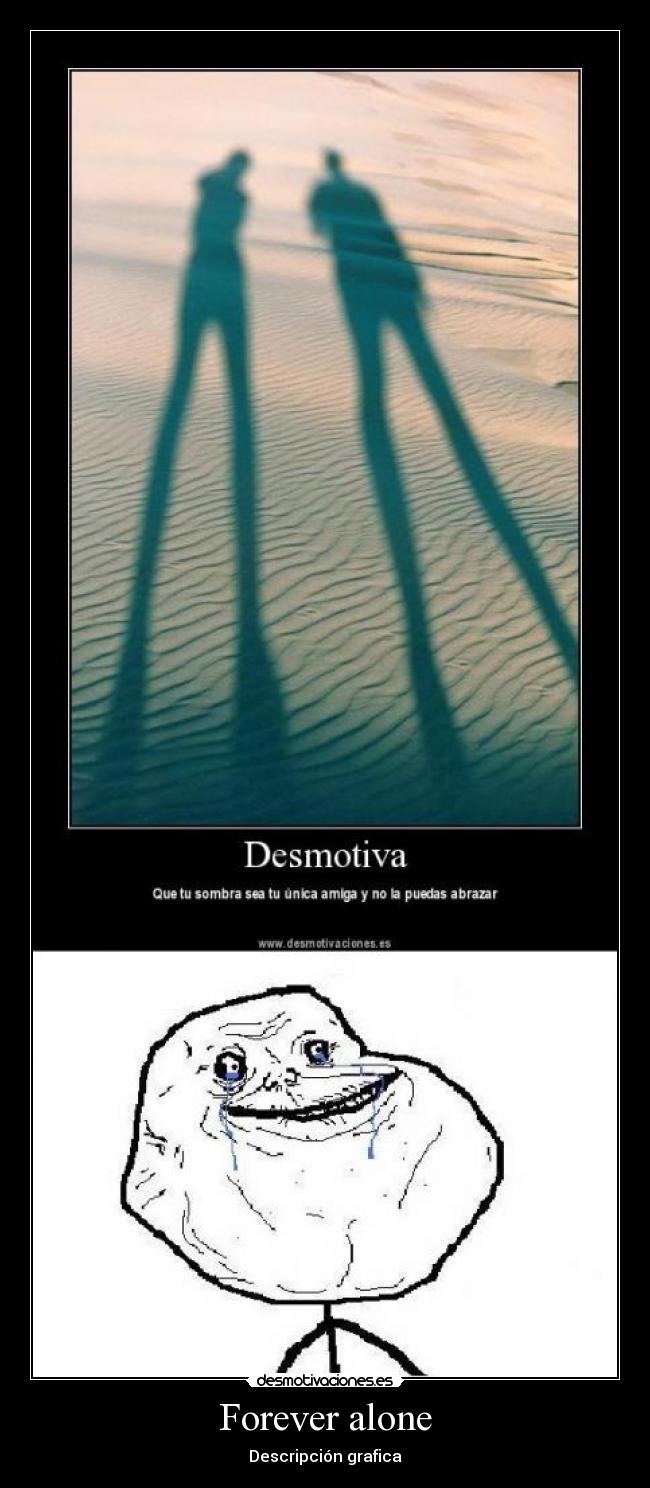 Forever alone - Descripción grafica